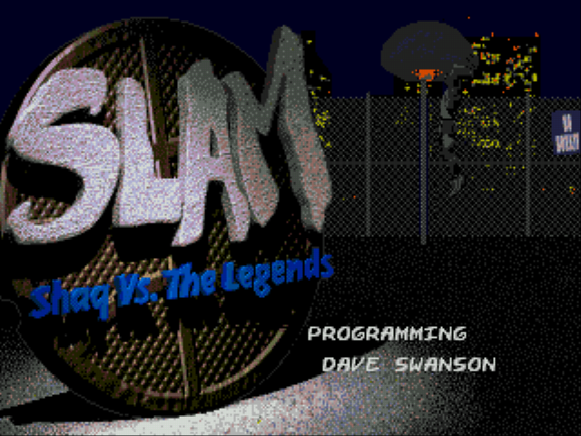 Slam - Shaq vs. The Legends (unreleased) Title Screen